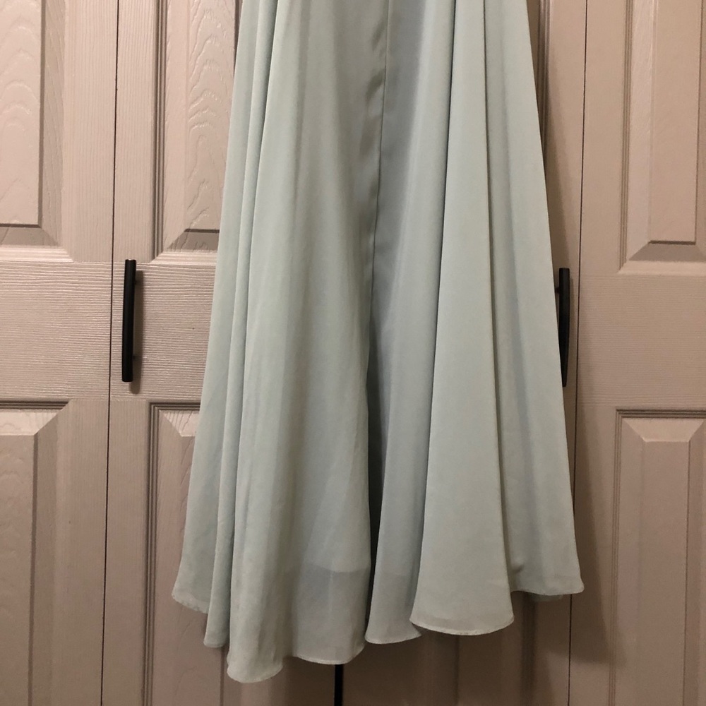 Jenny Yoo Collection Luxe Chiffon Blue Skirt Size 0
